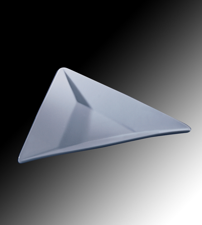 Triangle Contemporary Platter  8"